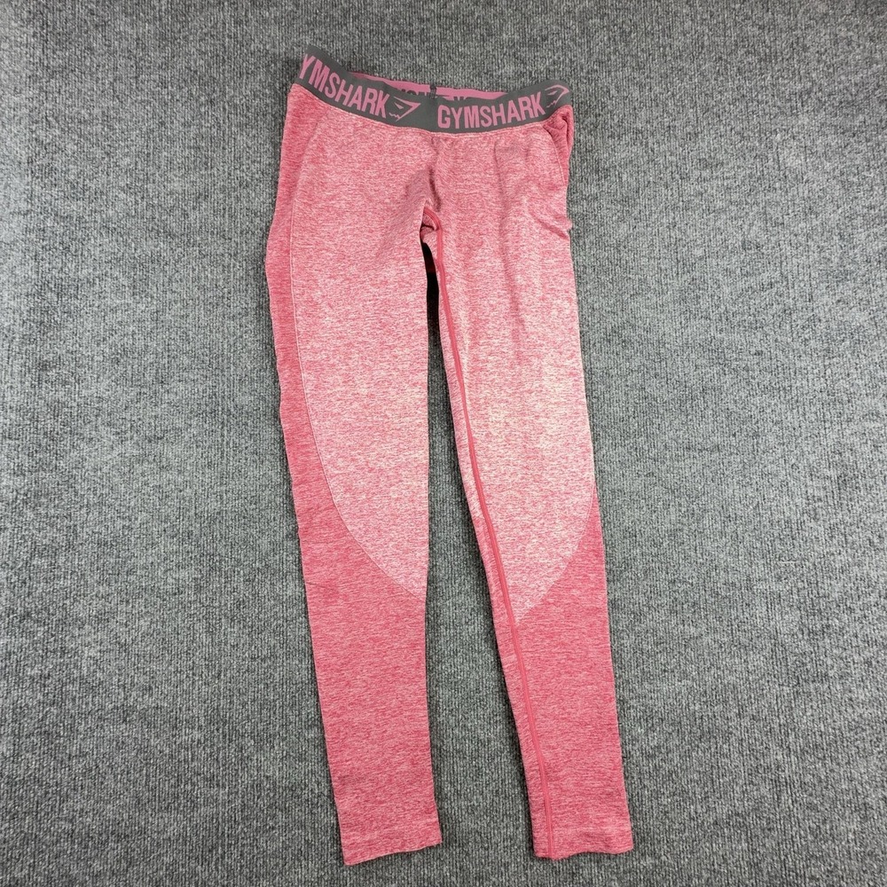 Gymshark Dry Leggings Womens M Pink 29" Compression Yoga Gym Athletic Pants